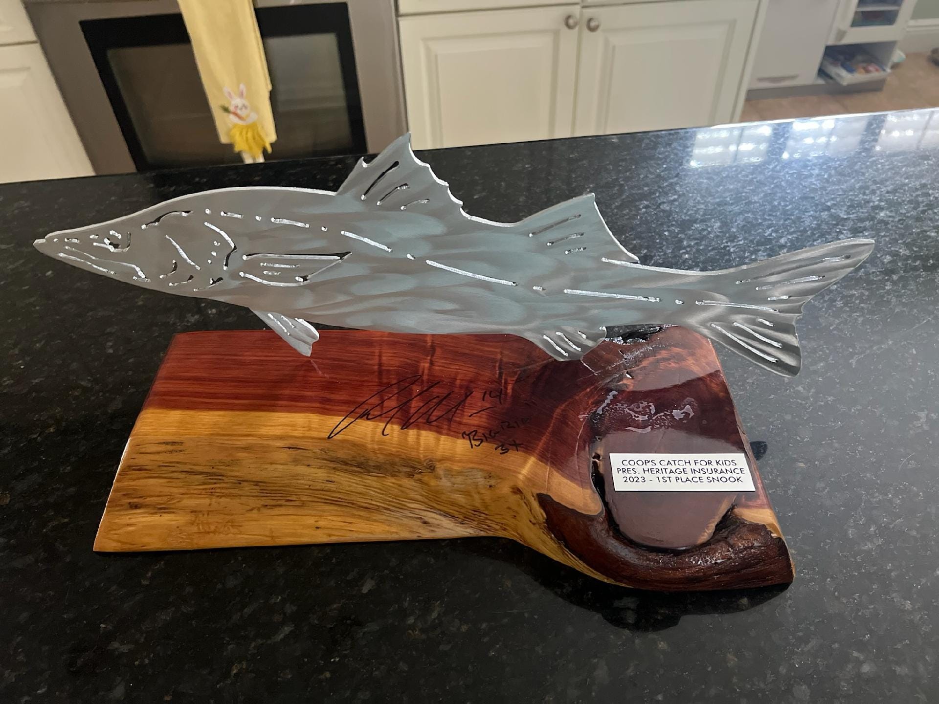 Largest Snook Trophy